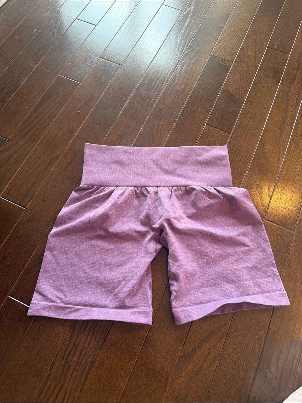NVGTN Girls High-Waist Lavender Performance Legging Shorts